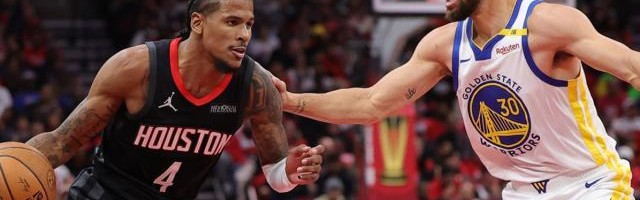 开云下载-治愈1756天心魔！火箭三少翻越勇士，库里需背锅